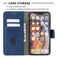 Case Cover For iPhone XS Max Matching Color Crocodile Texture Horizontal Flip PU Leather Case with Wallet &amp; Holder &amp; Card Slots(Blue)