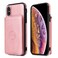 Case Cover For iPhone XS Max Calf Texture Magnetic Case(Rose Gold)