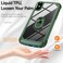 Case Cover For iPhone XS / X TPU + PC Lens Protection Phone Case with Ring Holder(Green)