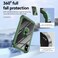 Case Cover For iPhone XS / X TPU + PC Lens Protection Phone Case with Ring Holder(Green)