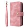Case Cover For iPhone 6s / 6 Multifunctional Card Slot Zipper Wallet Leather Phone Case(Rose Gold)