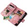 Case Cover For iPhone 6s / 6 Multifunctional Card Slot Zipper Wallet Leather Phone Case(Rose Gold)