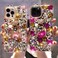 Case Cover For iPhone 7 Plus / 8 Plus Handmade Bling Rhinestone Gemstone Fox PC Phone Case(Pink)