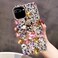 Case Cover For iPhone 7 Plus / 8 Plus Handmade Bling Rhinestone Gemstone Fox PC Phone Case(Pink)