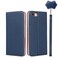 Case Cover Litchi Genuine Leather Phone Case For iPhone 7 Plus / 8 Plus(Dark Blue)