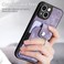 Case Cover For iPhone 7 Plus / 8 Plus Retro Skin-feel Ring Card Wallet Phone Case(Purple)