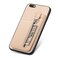 Case Cover For iPhone 6 Plus / 6s Plus Carbon Fiber Vertical Flip Zipper Phone Case(Khaki)