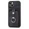 Case Cover For iPhone 7 Plus / 8 Plus Retro Skin-feel Ring Card Wallet Phone Case(Black)