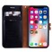 Case Cover For iPhone X / XS Business Style Oil Wax Texture Horizontal Flip Leather Case with Holder &amp; Card Slots &amp; Wallet (Black)