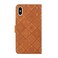 Case Cover For iPhone XS Max Ethnic Style Embossed Pattern Horizontal Flip Leather Case with Holder &amp; Card Slots &amp; Wallet &amp; Lanyard(Brown)