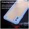 Case Cover For iPhone X Armor Glaze PC Hybrid TPU Phone Case(Blue)