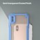 Case Cover For iPhone X Armor Glaze PC Hybrid TPU Phone Case(Blue)