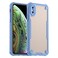 Case Cover For iPhone X Armor Glaze PC Hybrid TPU Phone Case(Blue)