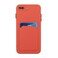 Case Cover Card Slot Design Shockproof TPU Protective Case For iPhone 8 &amp; 7(Plum Red)