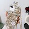 Case Cover For iPhone 7 Plus / 8 Plus Crossbody Perfume Bottle Handmade Inlaid Diamond PC Phone Case(White)