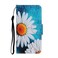 Case Cover For iPhone 8 Plus / 7 Plus Colored Drawing Pattern Horizontal Flip Leather Case with Holder &amp; Card Slots &amp; Wallet(Daisy)