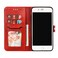 Case Cover Leather Protective Case For iPhone 8 Plus &amp; 7 Plus(Red)