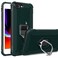 Case Cover For iPhone 6 Plus / 7 Plus / 8 Plus Carbon Fiber Protective Case with 360 Degree Rotating Ring Holder(Green)