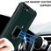 Case Cover For iPhone 6 Plus / 7 Plus / 8 Plus Carbon Fiber Protective Case with 360 Degree Rotating Ring Holder(Green)