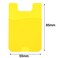 Case Cover Smart Wallet Silicone Card Holder for iPhone Series(Yellow)