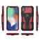 Case Cover For iPhone XR Machine Armor Warrior Shockproof PC + TPU Protective Case(Royal Blue)