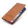 Case Cover For iPhone X / XS AZNS Magnetic Calf Texture Horizontal Flip Leather Case with Card Slots &amp; Holder &amp; Wallet(Light Brown)