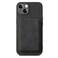 Case Cover For iPhone 6 / 6s Retro Leather Card Bag Magnetic Phone Case(Black)