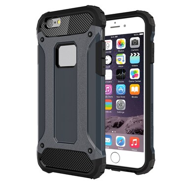 Case Cover For iPhone 6 Plus &amp; 6s Plus Tough Armor TPU + PC Combination Case(Navy Blue)