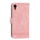 Case Cover For iPhone XR Dierfeng Dream Line TPU + PU Leather Phone Case(Pink)