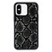 Case Cover For iPhone XS Max Exclusive Design Style PC Full Coverage Pattern Phone Case(Black Python Texture)