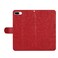 Case Cover For iPhone 7 Plus / 8 Plus Floral Embossed Pattern Leather Phone Case(Red)