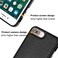 Case Cover For iPhone 6s Plus / 7 Plus / 8 Plus Leather Texture Full Coverage Phone Case(Black)