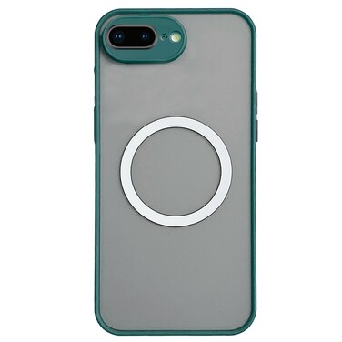 Case Cover For iPhone 8 Plus / 7 Plus Hawkeye Skin Feel MagSafe Phone Case(Dark Green)