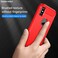 Case Cover For iPhone X / XS Carbon Fiber TPU Brushed Texture Shockproof Protective Back Cover Case(Red)