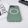 Case Cover For iPhone 11 Pro Max Magsafe Magnetic PC Shockproof Phone Case With Camera Lens(Green)