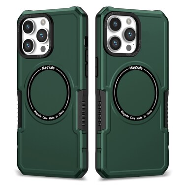 Case Cover For iPhone 11 Pro Max MagSafe Shockproof Armor Phone Case(Dark Green)