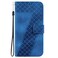 Case Cover For iPhone 11 Pro Max Seven-shaped Embossed Leather Phone Case(Blue)