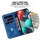 Case Cover For iPhone 11 Pro Max Seven-shaped Embossed Leather Phone Case(Blue)