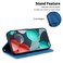 Case Cover For iPhone 11 Pro Max Seven-shaped Embossed Leather Phone Case(Blue)