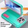 Case Cover For iPhone 11 Pro Max 3 in 1 Rugged Holder Phone Case (Blue + Pink)