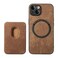 Case Cover For iPhone 11 Pro Max Retro Leather Card Bag Magnetic Phone Case(Brown)