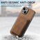 Case Cover For iPhone 11 Pro Max Retro Leather Card Bag Magnetic Phone Case(Brown)