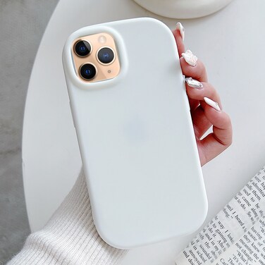 Case Cover For iPhone 11 Pro Max Frosted Soap Shape TPU Phone Case(White)
