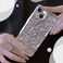 Case Cover For iPhone 11 Pro Max Electroplated 3D Stone Texture TPU Phone Case(White)