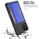 Case Cover For iPhone 11 Pro Max ZM02 Card Slot Holder Phone Case (Blue)