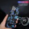 Case Cover For iPhone 11 Pro Max Camouflage Armor Shockproof TPU + PC Magnetic Protective Case with Holder (Mint Green)