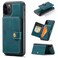 Case Cover For iPhone 11 Pro Max JEEHOOD Retro Magnetic Detachable Protective Case with Wallet &amp; Card Slot &amp; Holder (Blue)