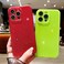 Case Cover For  iPhone 11 Pro Max Jelly Glitter Solid Color TPU Phone Case(Red)