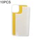 Case Cover For iPhone 11 Pro 10pcs Thermal Transfer Glass Phone Case(White)