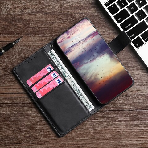 Case Cover For iPhone 11 Pro Max Skin Feel Crocodile Texture Magnetic Clasp Horizontal Flip PU Leather Case with Holder &amp; Card Slots &amp; Wallet For iPhone 11 Pro(Black)